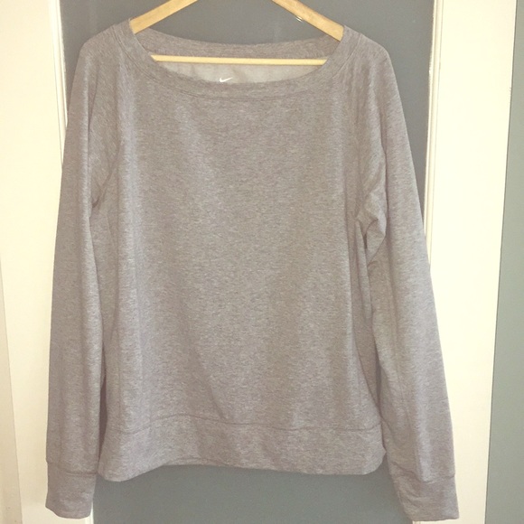 Nike Gray Sweatshirt L - Picture 2 of 6